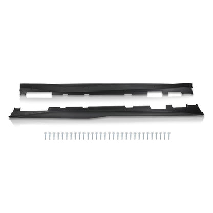 G-PLUS Side Skirts Extension Rocker Panels Compatible with Chevy Camaro RS & SS 2016-2022,Not Fit Real ZL1 Models