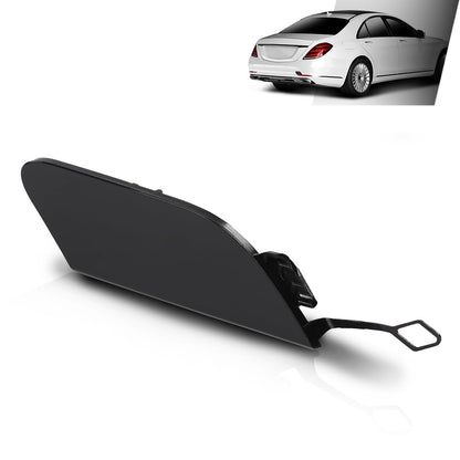 G-PLUS Rear Bumper Tow Hook Cover Cap Primed Compatible with Benz W222 S-Class S400 S450 S500 S550 S550e S560 S600 2014-2019,Not Fit for Cars With AMG/Sport Package 2228850424
