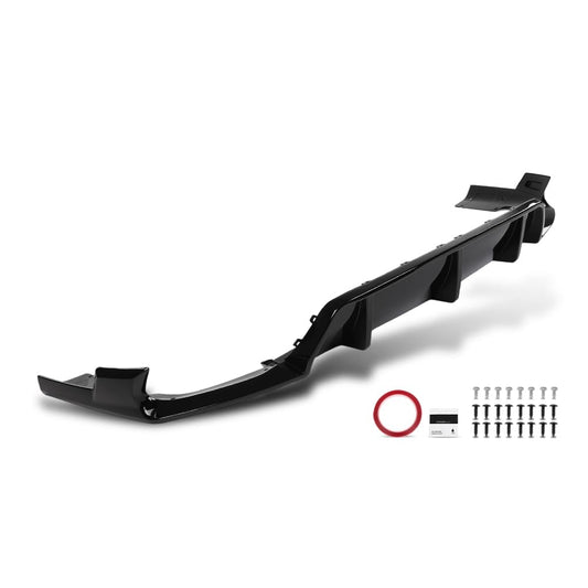 G-PLUS Rear Diffuser Compatible with BMW G06 X6 M Sport Bumper Only 2020 2021 2022 2023 2024, Not Fit F96 X6M Rear Diffuser Lip Gloss Black