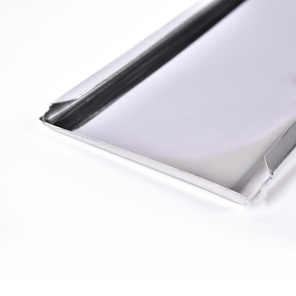 G-PLUS Fender Molding Trim Compatible with 81-88 Oldsmobile Cutlass Supreme/Salon,Front Lower Fender Molding Chrome Housing Pair 25530752 25530753