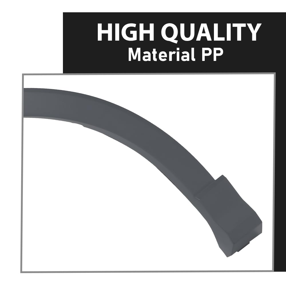 G-PLUS Front Left Fender Flare Wheel Opening Molding Arch Trim, Compatible with Audi Q3 2019-2024, Driver Side, AU8537177, 83A853717AGRU