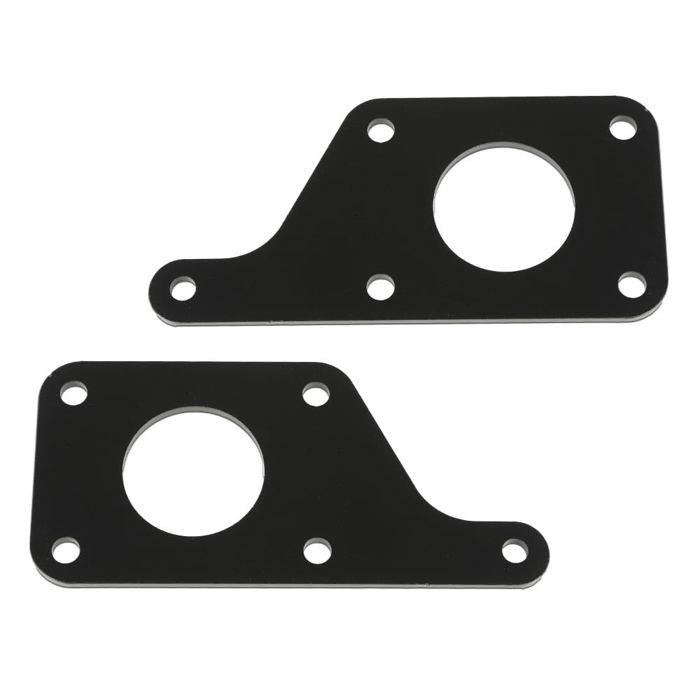 G-PLUS Engine Swap Adapter Plates w/ 4.6L Solid Mounts Compatible with Ford Mustang Chassis 1979-2004 with 5.3L 5.7L 6.0L LS Engine Swap