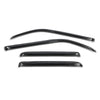 G-PLUS Outside Mount Ventvisor Sun Rain Guards Side Wind Deflector Compatible with Toyota 4Runner 2010-2024 Smoky