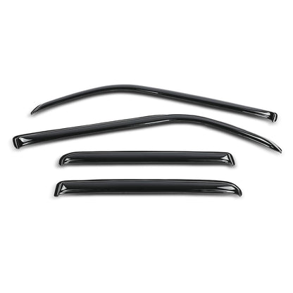 G-PLUS Outside Mount Ventvisor Sun Rain Guards Side Wind Deflector Compatible with Toyota 4Runner 2010-2024 Smoky