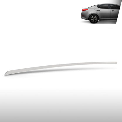 G-PLUS Rear Right Door Frame Chrome Molding Trim Compatible with Kia Optima 2011-2015 838602T000, 83860-2T000 Silver