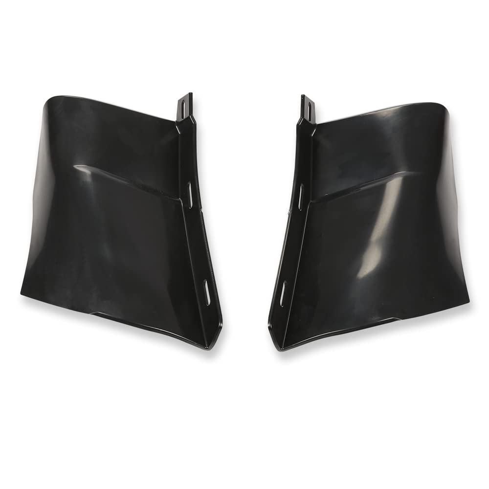 G-PLUS Rear Bumper Quarter Panel Fillers Kit Compatible With Chevy Caprice/Impala 1986-1990 ABS Plastic- Primed,Black
