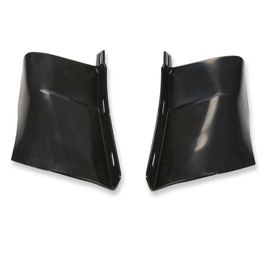 G-PLUS Rear Bumper Quarter Panel Fillers Kit Compatible With Chevy Caprice/Impala 1986-1990 ABS Plastic- Primed,Black