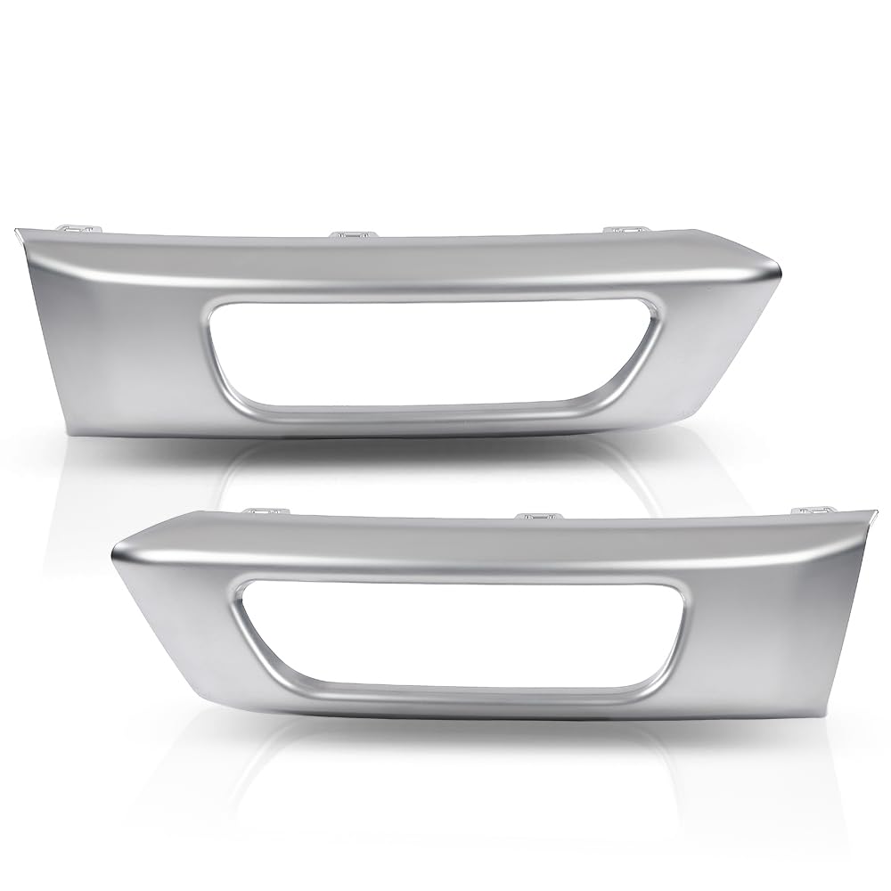 G-PLUS Front Right&Left Bumper Fog Light Trim Pair Compatible with Land Rover Range Rover Sport 2014-2017