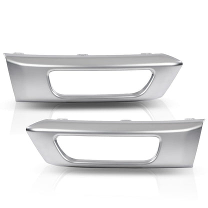 G-PLUS Front Right&Left Bumper Fog Light Trim Pair Compatible with Land Rover Range Rover Sport 2014-2017