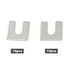 G-PLUS Fender Alignment Shims- 1/16" & 1/8" Thick- 3/8" Slot- 24 shims- #397T Compatible with GM Body