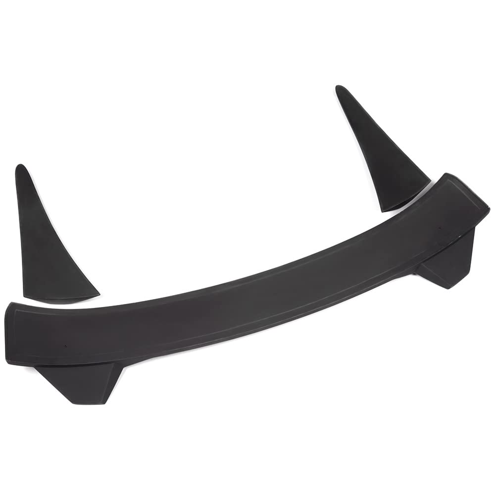 Type-R Style Rear Roof Vortex Spoiler Wing Compatible for Honda Civic 10th 2016-2018 Sedan Matte Black