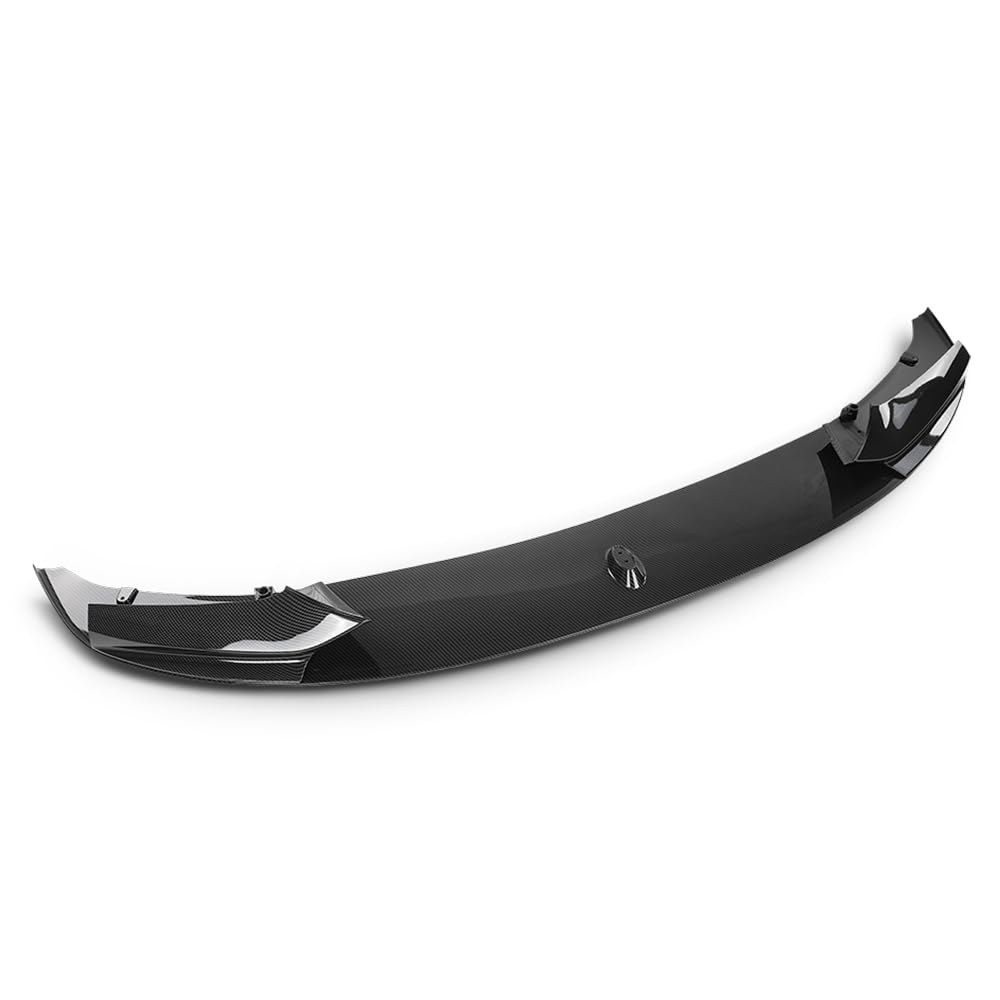 G-PLUS Front Bumper Lip Splitter Spoiler Compatible with BMW F10 5 Series M Sport 2011 2012 2013 2014 2015 2016, Only Fit Model with M Sport Bumper Front Lip Spoiler Splitter Carbon Fiber Black