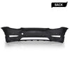 G-PLUS Front Bumper Cover Compatible with Tesla Model Y 2020 2021 2022 2023 w/Park Sensor Hole, 149374500A, 1493736S0A, Black Primed