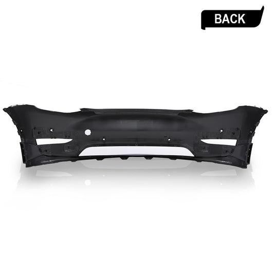 G-PLUS Front Bumper Cover Compatible with Tesla Model Y 2020 2021 2022 2023 w/Park Sensor Hole, 149374500A, 1493736S0A, Black Primed