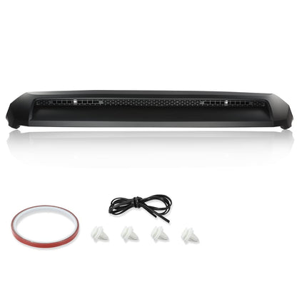 G-PLUS Front Upper Hood Bulge Molding Grille Compatible with 2014-2021 Toyota Tundra 761800C030C0 TO1231102 Front Upper Hood Scoop Molding Bulge