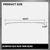 G-PLUS Bumper Face Bar Trim Molding Step Pad Rear Compatible with Benz GLC300 (submodel: 4Matic, Base) 2016-2019,Fit For Models With AMG Styling Package 2538851000