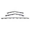 G-PLUS Front Bumper Molding Trim Kit Compatible with Cadillac CTS V Model 2009-2015 Front Bumper Trim Gray-3 Pieces 25882978 GM1044116 Grey