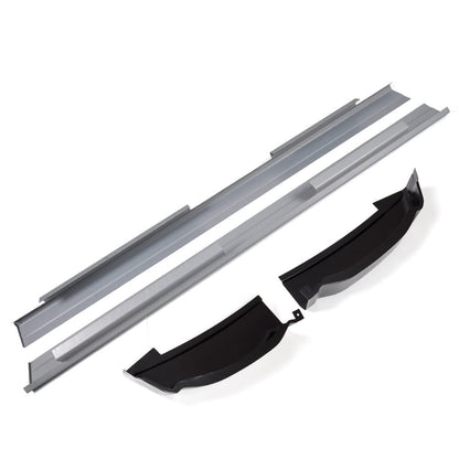 G-PLUS Rocker Panels Protector And Cab Corners Kit Compatible With 2001-2007 Chevy Silverado Crew Cab 4 Door/01-07 GMC Sierra Crew Cab Replacement 1 Pair