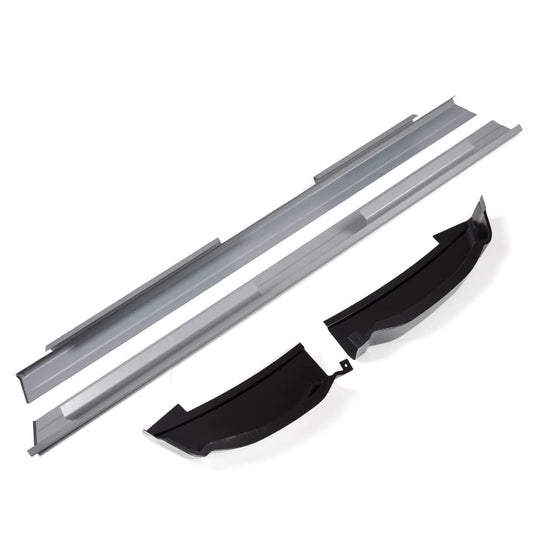 G-PLUS Rocker Panels Protector And Cab Corners Kit Compatible With 2001-2007 Chevy Silverado Crew Cab 4 Door/01-07 GMC Sierra Crew Cab Replacement 1 Pair