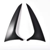G-PLUS Rear Window Spoiler Side Wing Trim Cover Compatible with BMW X4 2019-2020 All Models (Matte Black)