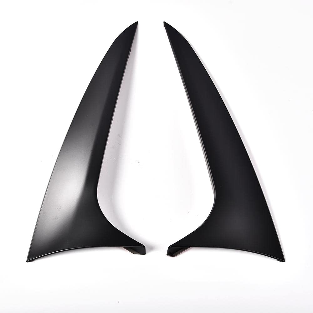 G-PLUS Rear Window Spoiler Side Wing Trim Cover Compatible with BMW X4 2019-2020 All Models (Matte Black)