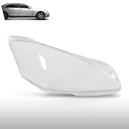G-PLUS Headlight Lens Cover Compatible with Benz S-Class W221 2010-2013 Right Side Front Headlamp Lens Cover Clear