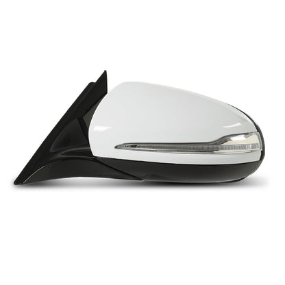 G-PLUS Rear View Mirror w/Blind Spot Left Driver Side Compatible with Benz W213 E Class E300 2016-2020/Not Fit for Coupe 2138104500 White