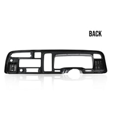 G-PLUS Dash Bezel Radio Trim Panel for Dodge Ram 1994-1997 Black ABS Side View
