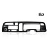 G-PLUS Dash Bezel Radio Trim Panel Compatible with Dodge Ram 1994-1997 Surround Dashboard Instrument Cover 55114870-1 (Black ABS Plastic)