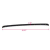 G-PLUS Hood Molding Trim without Chrome Grille Compatible with GMC Sierra 1500 2007-2013/2500 HD 3500 HD 2007-2010 Textured Black Plastic GM1235110 10385157