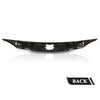G-PLUS Front Bumper Upper Hood Grill Compatible with Toyota Sienna 2021-2022 Gloss Black/Silver