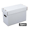 G-PLUS Comic Book Storage Comic Book Box Holds 150-175 Comics Collapsible and Stackable Short Moistureproof Box Stackable Archival Cardboard 3 Pack