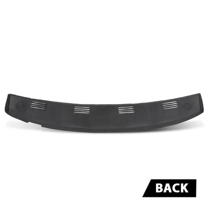 G-PLUS TPE Dash Defrost Vent Cover Cap Compatible with Dodge Ram 1500 2002-2005/ Ram 2500 3500 2003-2005 Upper Dashboard Panel Black