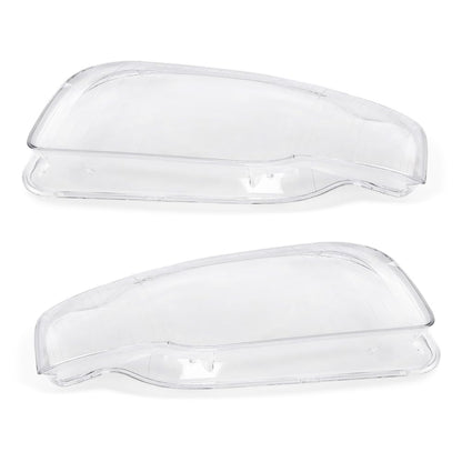 G-PLUS Headlight Lens Cover Compatible with Audi A4 B7 S4 2005-2008 Left & Right Pair Front Headlamp Lens Cover Clear
