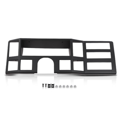 G-PLUS Dash Bezel Panel Surround Trim Compatible with Jeep Cherokee XJ 1984-1996 Black Dashboard