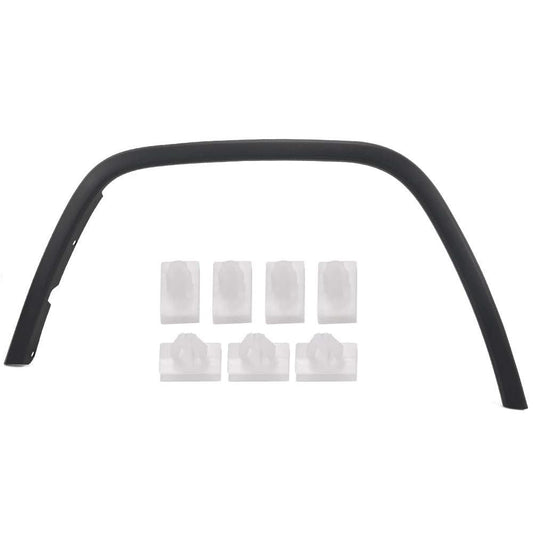 G-PLUS Front Left Driver Side Fender Trim, Compatible with Jeep Grand Cherokee 2011-2016, Black Plastic Wheel Opening Molding Trim 1pc Fender Flare ‎1MP39RXFAE, CH1290106