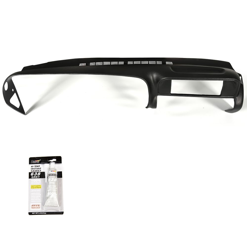 G-PLUS TPE Dash Cover Black Compatible with 1997-1999 Chevy & GMC Truck C/K 1500 Suburban Tahoe Yukon 1999-2000 Cadillac Escalade 1997-2000 Chevy & GMC Truck C/K 2500/3500
