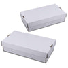 G-PLUS Card Storage Box Cardboard Baseball Monster Trading Card 3000 Count Versatile Corrugated Cardboard Box 2 Pack