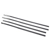 G-PLUS Body Side Molding Trim 1/18" Compatible with 2014-2018 Chevy Silverado/GMC Sierra Crew Cab,4pcs (Silver)