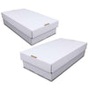 G-PLUS Card Storage Box Cardboard Baseball Monster Trading Card 3000 Count Versatile Corrugated Cardboard Box 2 Pack