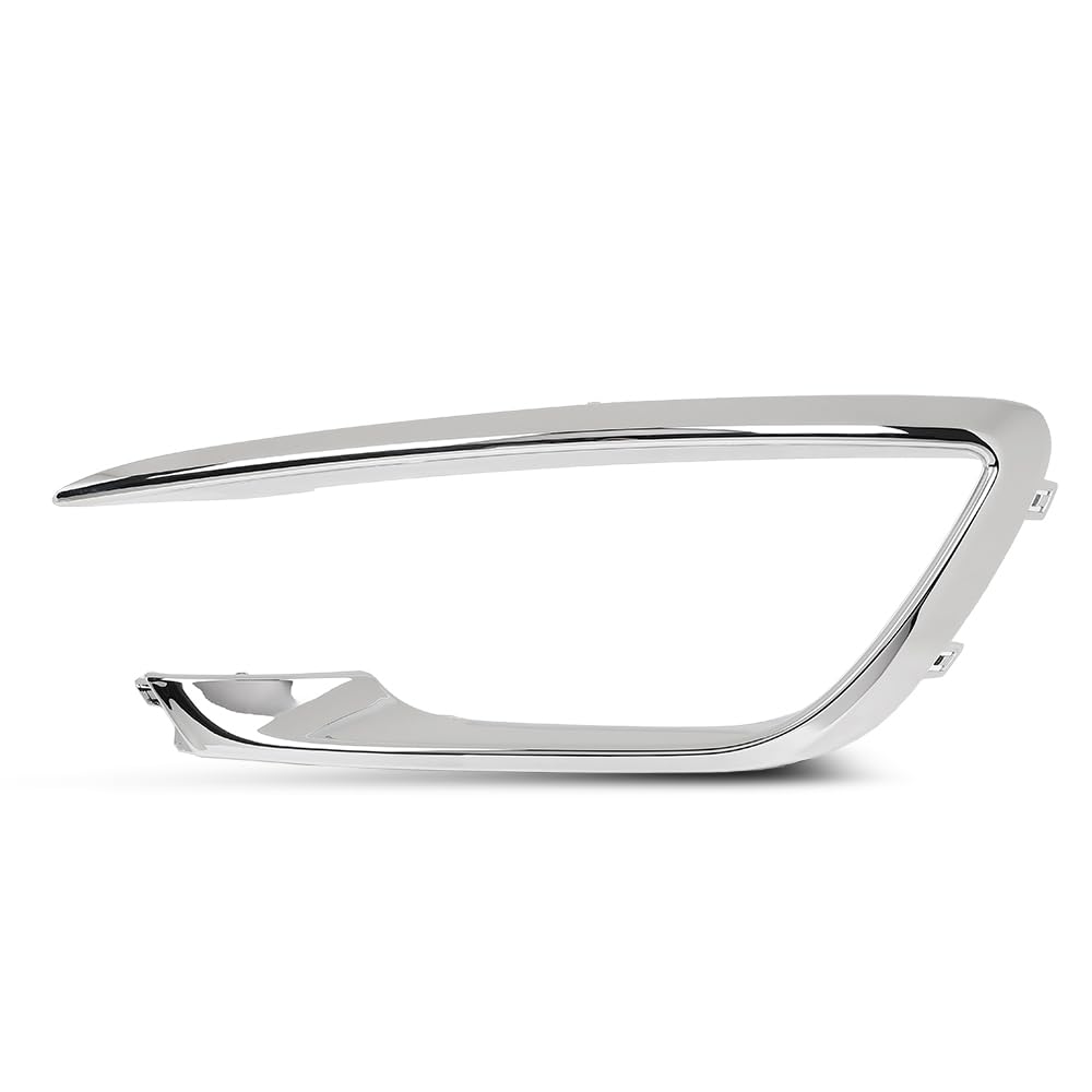 G-PLUS Front Left Bumper Grille Trim Molding Fog Light Trim Chrome, Compatible with Lincoln MKZ 2017-2020, Driver Side, HP5Z15266AB, FO1046105