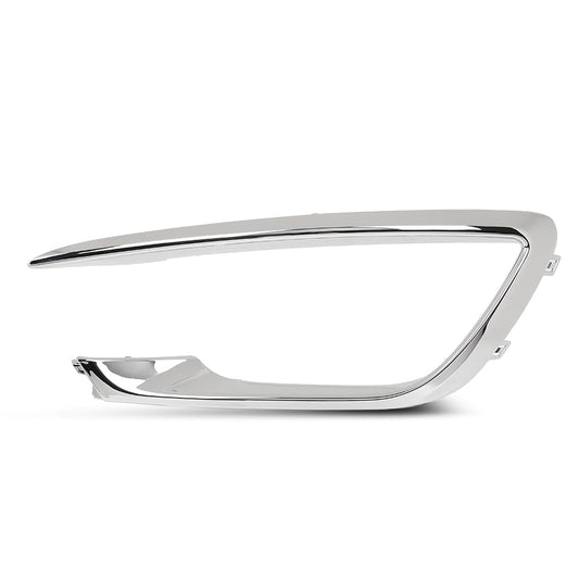 G-PLUS Front Bumper Grille Trim Molding Fog Light Trim Chrome, Pair Compatible with Lincoln MKZ 2017-2020, HP5Z15266AA, HP5Z15266AB, FO1047105, FO1046105 Left and Right