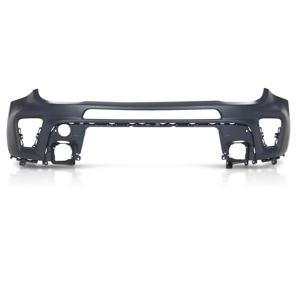 G-PLUS 1PC Front Upper Bumper Cover Compatible with Jeep Renegade Non Trailhawk 2019 2020 2021 2022, 6VM44TZZAA, CH1014136, Black