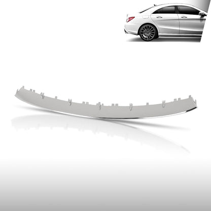G-PLUS Rear Lower LH or RH Bumper Molding Trim Compatible with Benz CLA250 2014-2016 1178850023, MB1144139 Silver