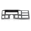 G-PLUS Dash Bezel Radio Surround Trim Compatible with Jeep Cherokee XJ 1984-1996 with Hole Silver