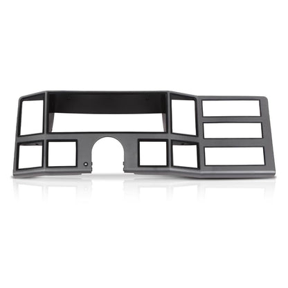 G-PLUS Dash Bezel Radio Surround Trim Compatible with Jeep Cherokee XJ 1984-1996 with Hole Silver