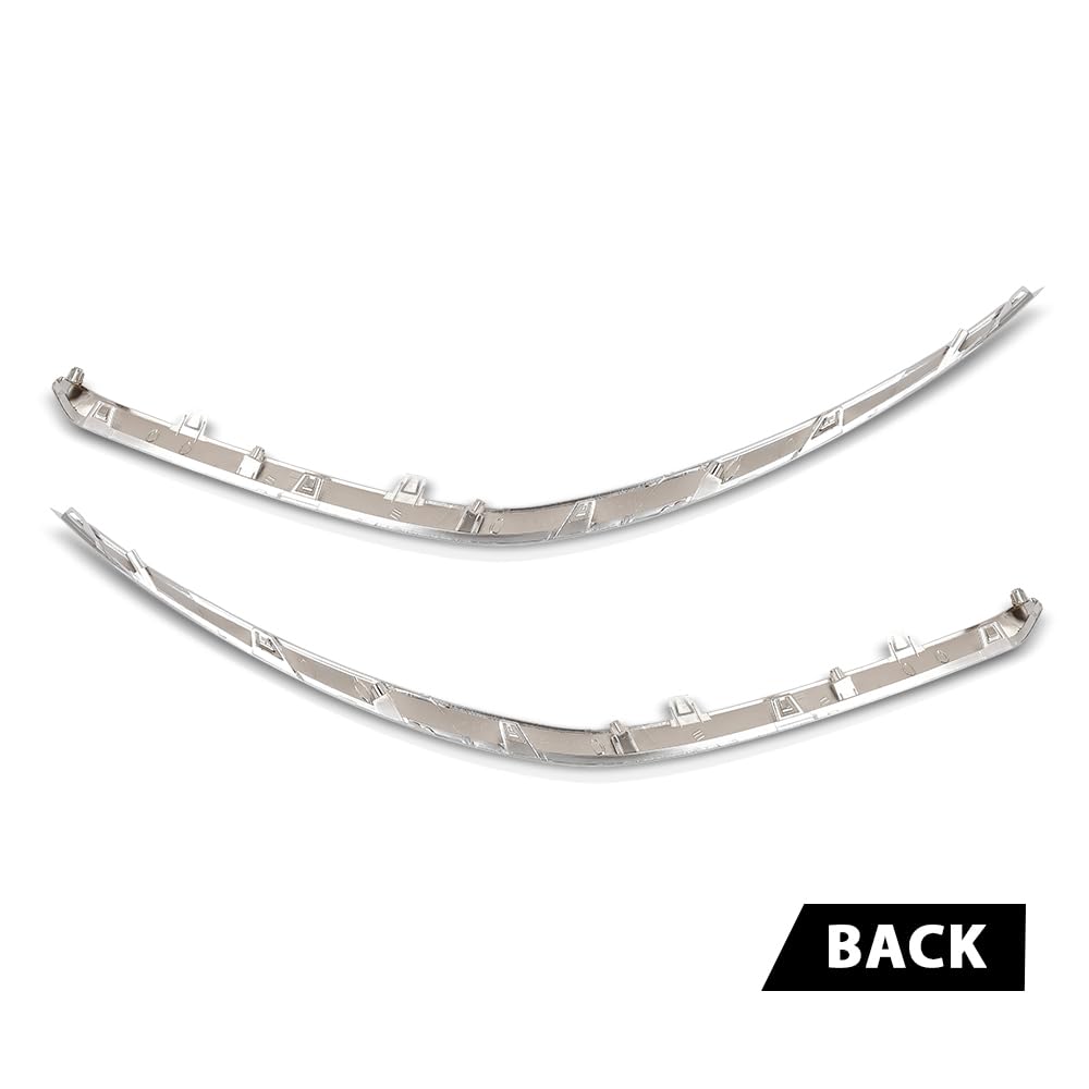 G-PLUS Pair Front Bumper Grille Molding Trim, Compatible with Kia Forte LX LXS GT L EX 2022-2024, 863A7-M7510, LH Driver & RH Passenger 2PCS, 863A8-M7510, 863A7M7510, 863A8M7510
