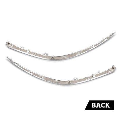 G-PLUS Pair Front Bumper Grille Molding Trim, Compatible with Kia Forte LX LXS GT L EX 2022-2024, 863A7-M7510, LH Driver & RH Passenger 2PCS, 863A8-M7510, 863A7M7510, 863A8M7510