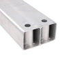 G-PLUS Silver Front Reinforcement Bar Rail Extension Bracket Compatible with Tesla Model 3/Tesla Model Y 2017-2023 1109193-00-C 2pcs