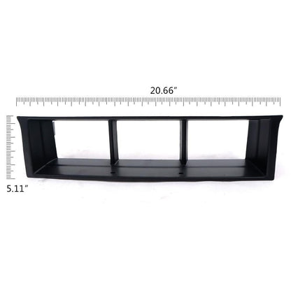 G-PLUS Front Bumper Lower Billet Grille Insert Trim Panel, Compatible with Ford F150 2009 2010 2011 2012 2013 2014 EL3Z-17K945-AA Black Horizontal Grill (Not Fit Harley Davidson and Raptor)